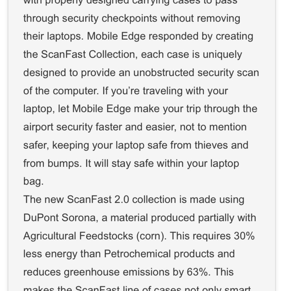 Mobileedge Scanfast Checkpoint Friendly Backpack - image 3
